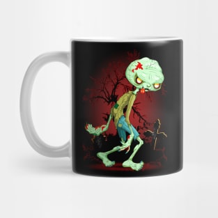 Zombie Creepy Monster Cartoon Mug